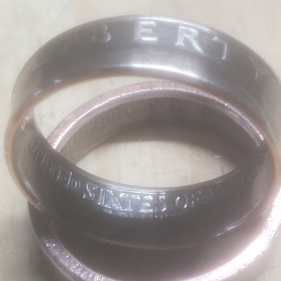 1978 quarter dollar coin ring sz 8 - Picture 3 of 4